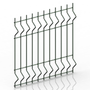 3D wire mesh fences with peach/smi/square shaped posts