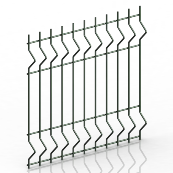 3D wire mesh fences with peach/smi/square shaped posts