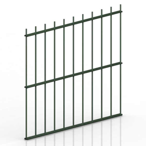 2D wire mesh fences with peach/smi/square shaped posts