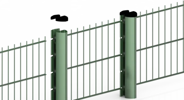 2D wire mesh fences with peach/smi/square shaped posts - Image 2