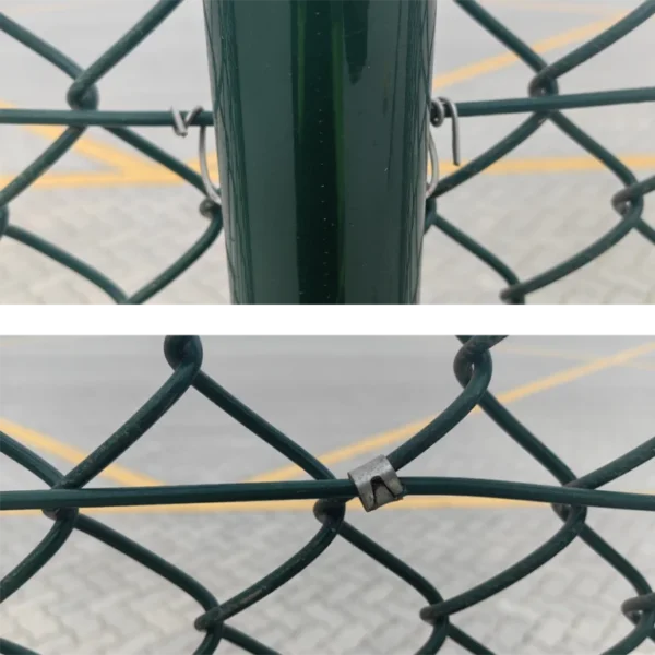 Chain Link Fence with round shaped posts - Image 2