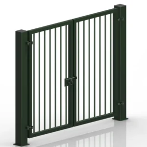 Access Control Gates for pedestrians-Double panel side-hung swing gate