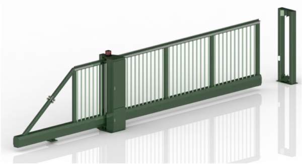 Access Control Gates for vehicles-Trackless Cantilever Gate